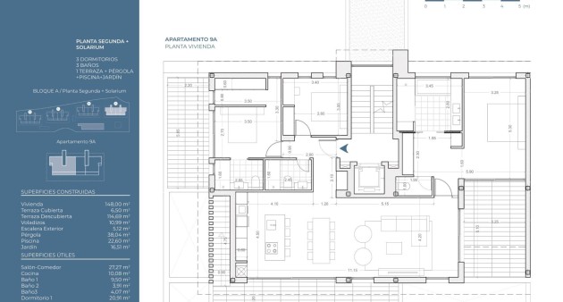 Nouvelle construction - Penthouse - La Nucia - Puerto Azul