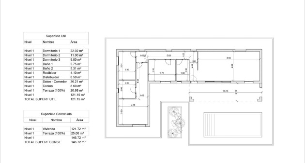 Nouvelle construction - Villa - Pinoso - Lel