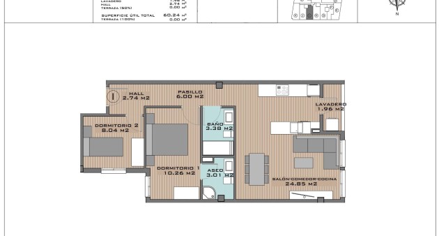 Nowo zbudowane - Apartament - Algorfa - Pueblo