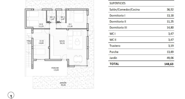 Nouvelle construction - Bungalow - San Miguel - Pueblo