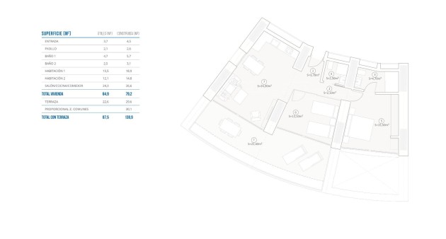 Nowo zbudowane - Apartament - Benidorm - Playa Poniente