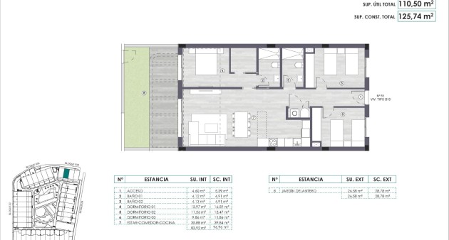 Nueva construcción  - Piso - Monforte del Cid - Alenda Golf