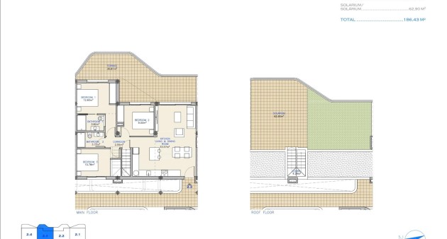 Nueva construcción  - Ático - Los Alcázares - Serena Golf