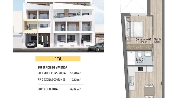 New Build - Apartment - Torrevieja - Playa del cura