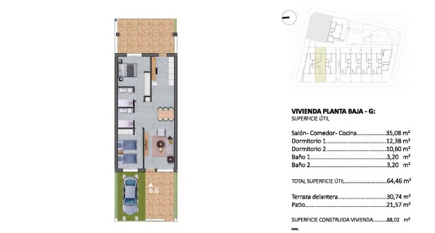 New Build - Bungalow - Pilar de La Horadada - pueblo