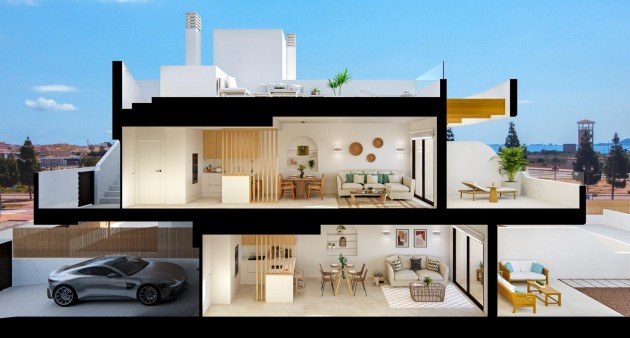 New Build - Bungalow - Los Alcázares - Serena Golf