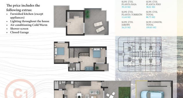 New Build - Town House - La Manga