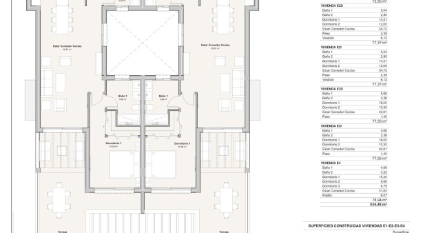 Nowo zbudowane - Semi penthouse - Mojacar - Playa De Macenas