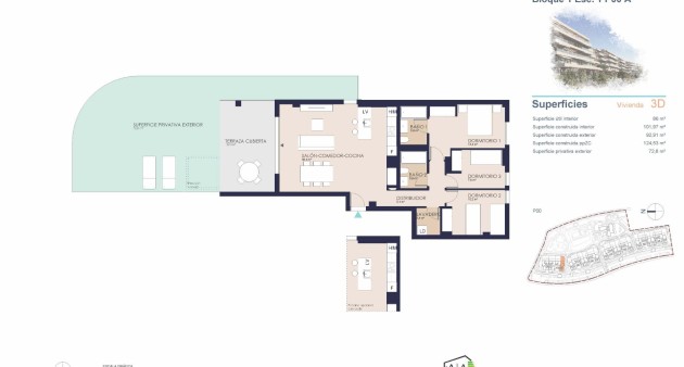 New Build - Ground floor apartment - Denia - Playa de La Almadraba