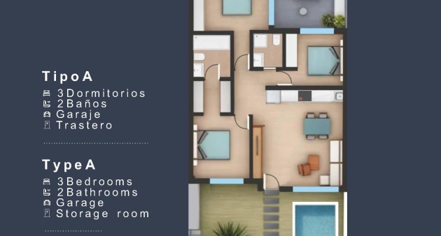 New Build - Ground Floor Bungalow - San Pedro del Pinatar - Los Pinos