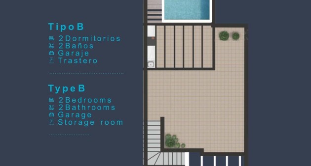 New Build - Top Floor Bungalow - San Pedro del Pinatar - Los Pinos