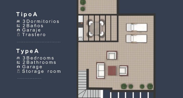 New Build - Top Floor Bungalow - San Pedro del Pinatar - Los Pinos