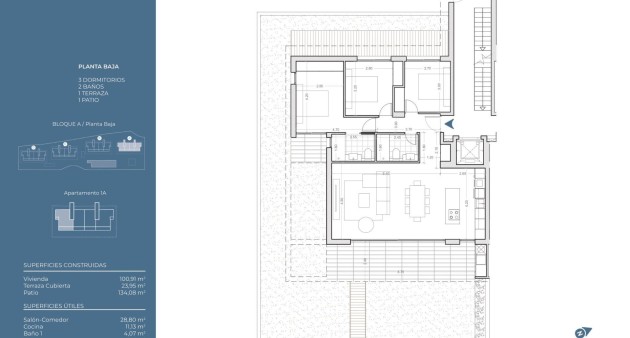 New Build - Ground floor apartment - La Nucia - Puerto Azul