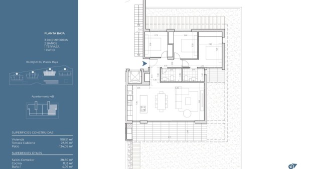 New Build - Ground floor apartment - La Nucia - Puerto Azul