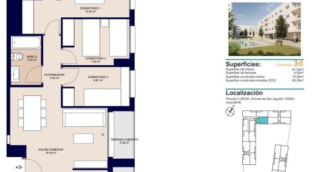 New Build - Apartment - Alicante - San Agustín