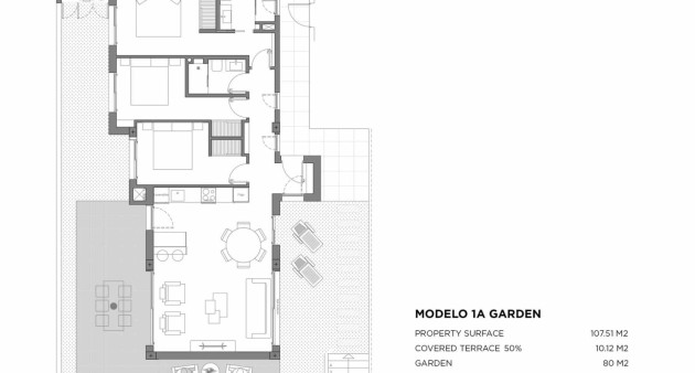 New Build - Ground floor apartment - Los Alcázares - Parque Diana