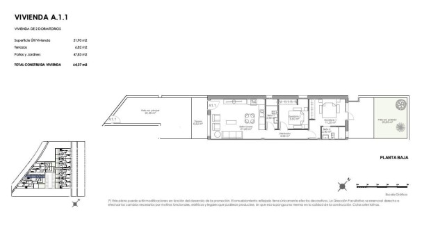 New Build - Ground Floor Bungalow - Puerto de mazarron - Playa Negra