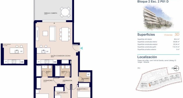 New Build - Apartment - Denia - Playa de La Almadraba
