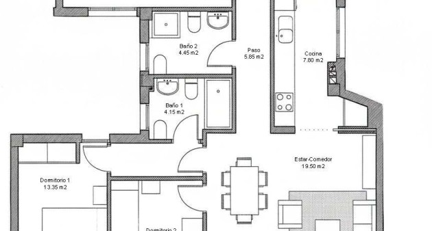 New Build - Apartment - Avileses - pueblo