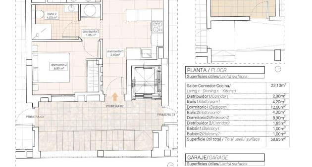 Nybygg - Leilighet - Hondon de las Nieves - Pueblo