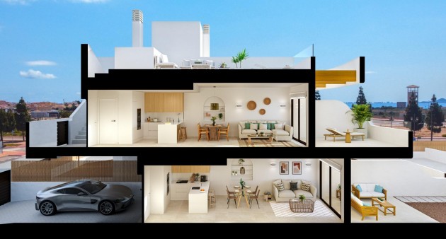 New Build - Apartment - Los Alcázares - La Serena Golf