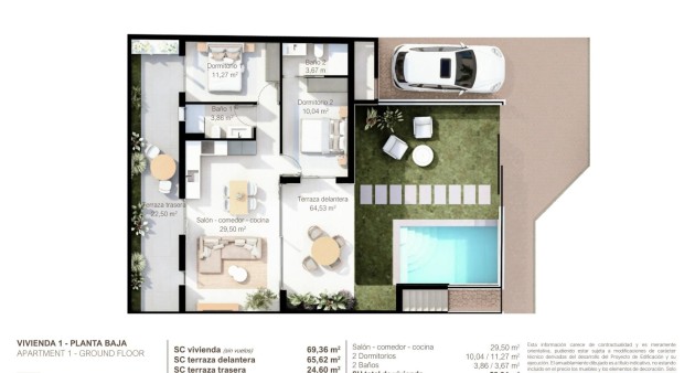 New Build - Bungalow - San Pedro del Pinatar - Lo Pagan, San Pedro del Pinatar