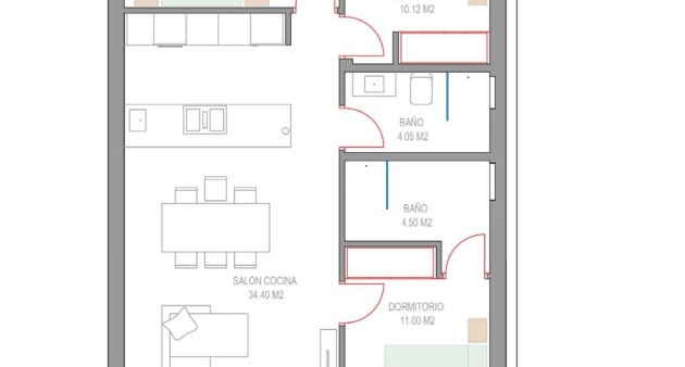 New Build - Bungalow - Pilar de La Horadada - Parque del Mediterraneo