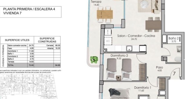 Nueva construcción  - Piso - Santa Pola - Estacion de autobuses