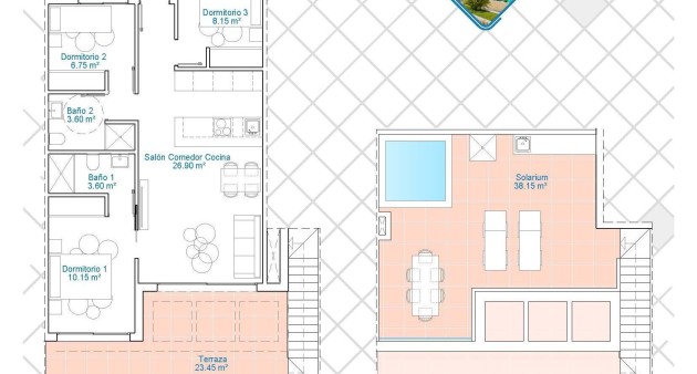 New Build - Penthouse - Pilar de La Horadada - Lo Monte