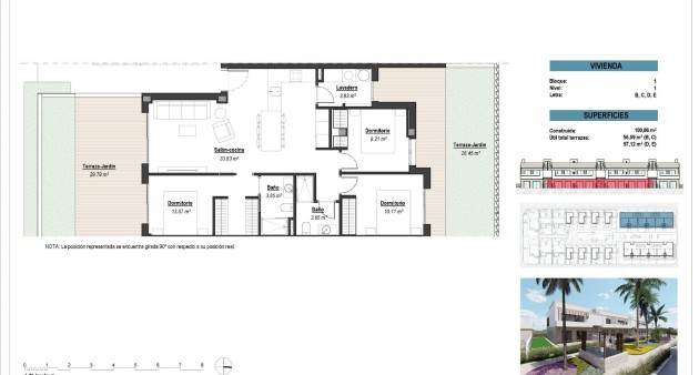 New Build - Bungalow - Los Alcázares - Serena Golf