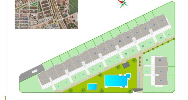 Nybygg - Bungalow - Pilar de La Horadada - pueblo