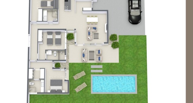 New Build - Villa - BAÑOS Y MENDIGO - Altaona Golf