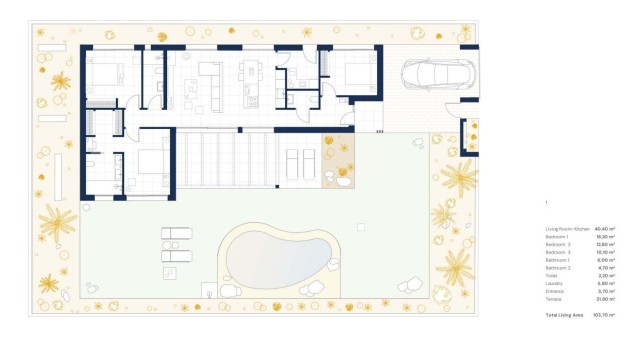 New Build - Villa - BAÑOS Y MENDIGO - Altaona Golf