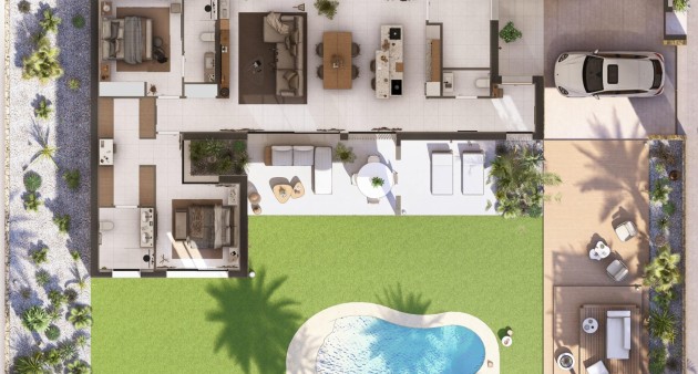 New Build - Villa - BAÑOS Y MENDIGO - Altaona Golf