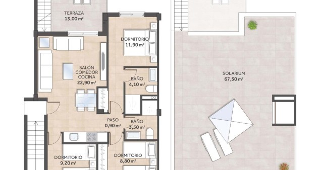 Nieuwbouw - Bungalow - San Miguel - La Cañada