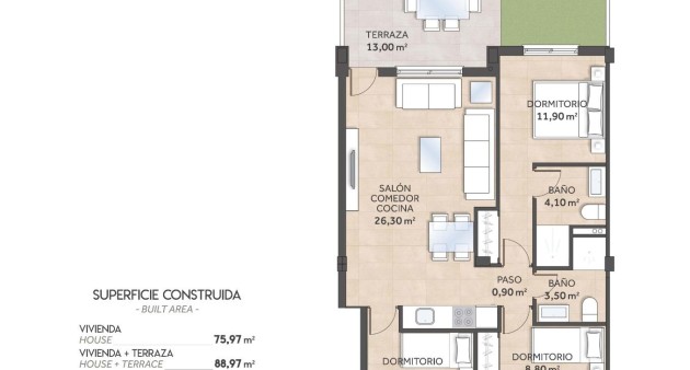 Nieuwbouw - Bungalow - San Miguel - La Cañada