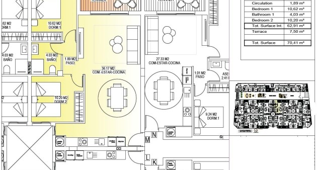 Nieuwbouw - Appartement - San Miguel - Pueblo