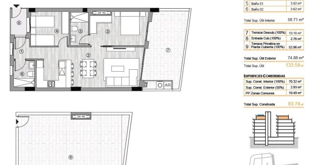 Nieuwbouw - Penthouse - Torrevieja - Centro