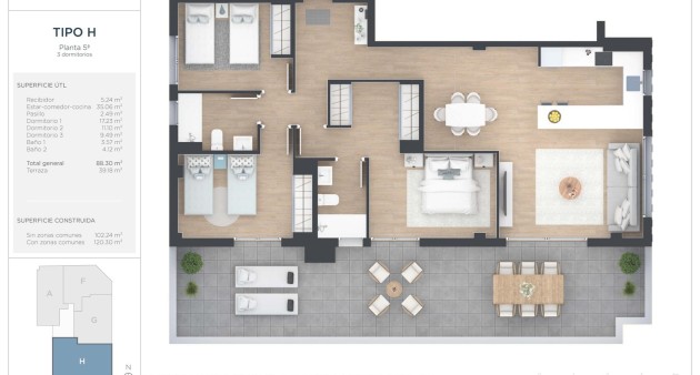 Nieuwbouw - Penthouse - Alicante - Benalua