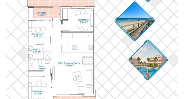 Nowo zbudowane - Apartament - Pilar de La Horadada - Lo Monte