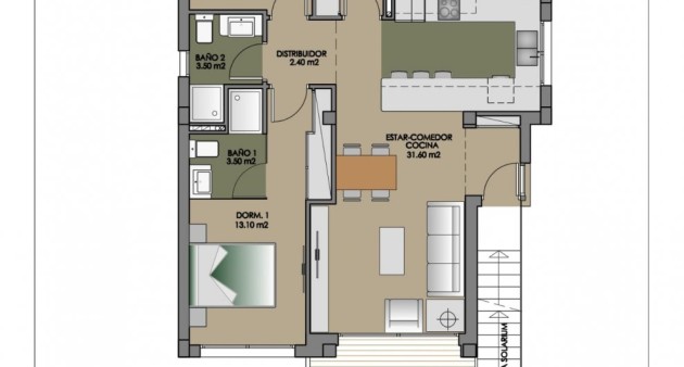 Nieuwbouw - Bungalow - San Miguel - VistaBella Golf