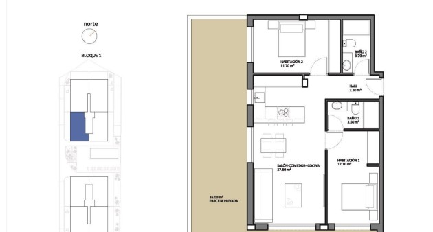 Nouvelle construction - Apartment - San Juan Playa - Nou Nazareth