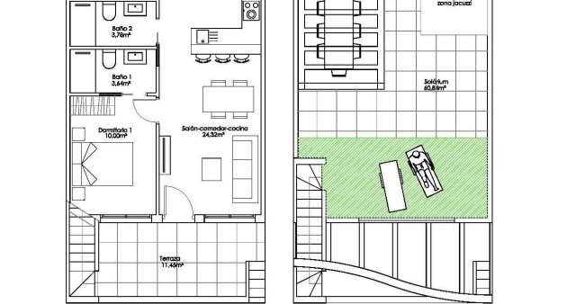 Nieuwbouw - Bungalow - Pilar de La Horadada - Parque Ramon eugenio Escudero