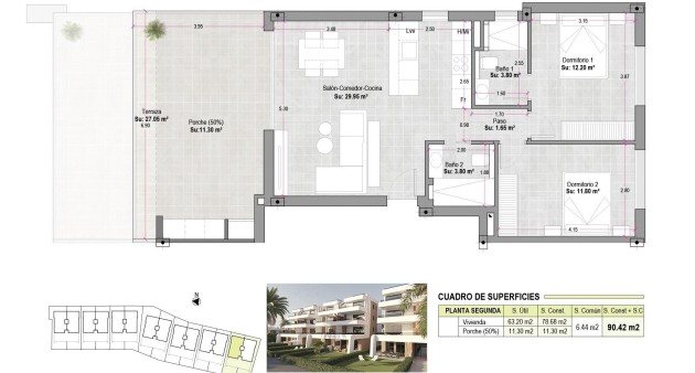 Nieuwbouw - Appartement - Alhama de Murcia - Condado De Alhama