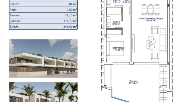 Nieuwbouw - Bungalow - Pilar de La Horadada - pueblo