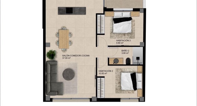 Nybygg - Leilighet - Catral - pueblo