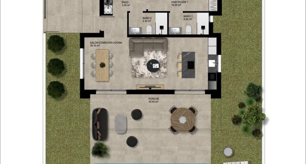 Nybygg - Villa - Hondon de las Nieves - Urbaniz La Montañosa