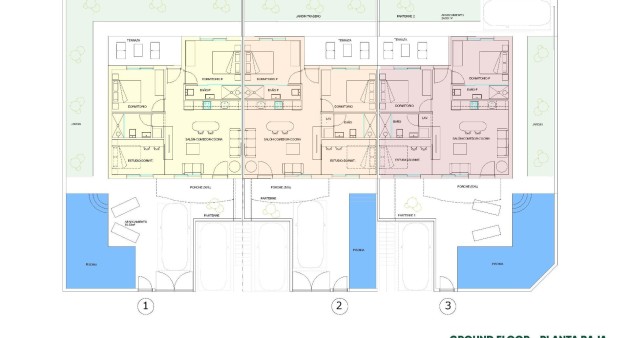 New Build - Bungalow - Pilar de La Horadada - parques de Andromeda