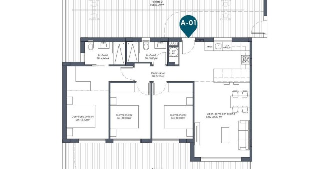 New Build - Apartment - Los Alcázares - Serena Golf