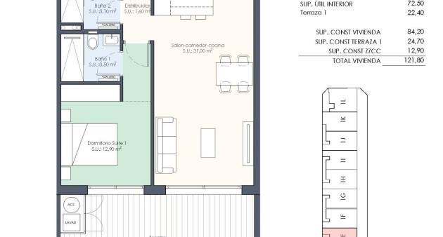 Nowo zbudowane - Apartament - Benijófar - Pueblo